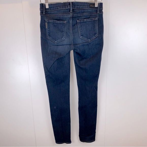 PAIGE Skyline Skinny Mona Maternity Jeans Dark Wash Denim sz 25 - Picture 9 of 13